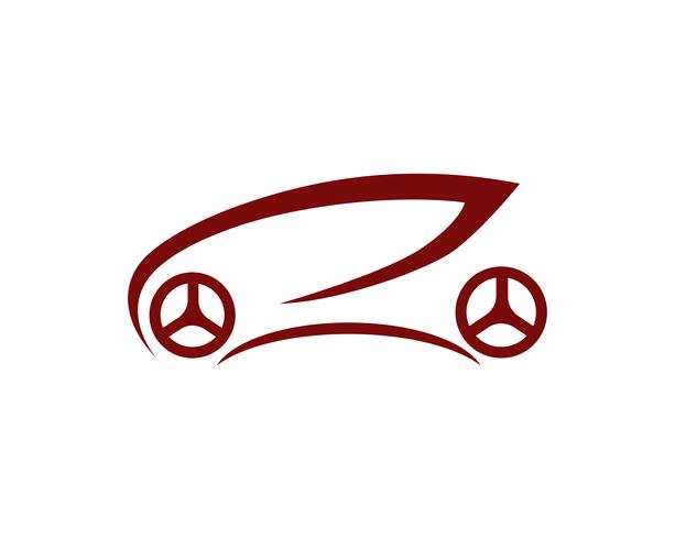 Icône de voiture auto logo template vector