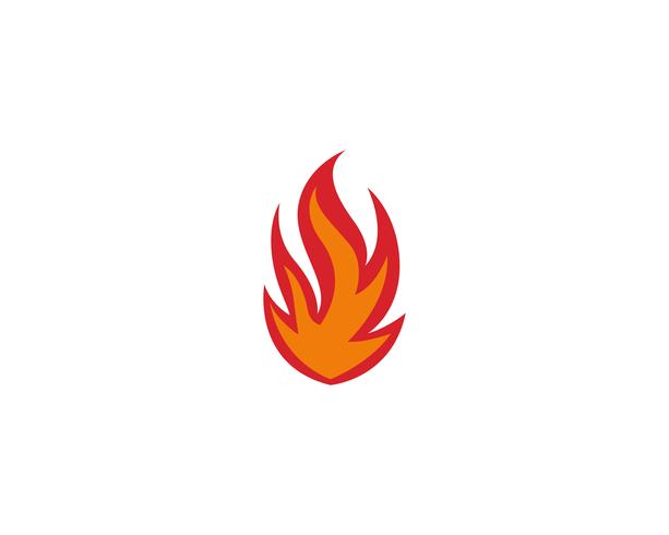 Modèle de logo de feu vecteurs vecteur