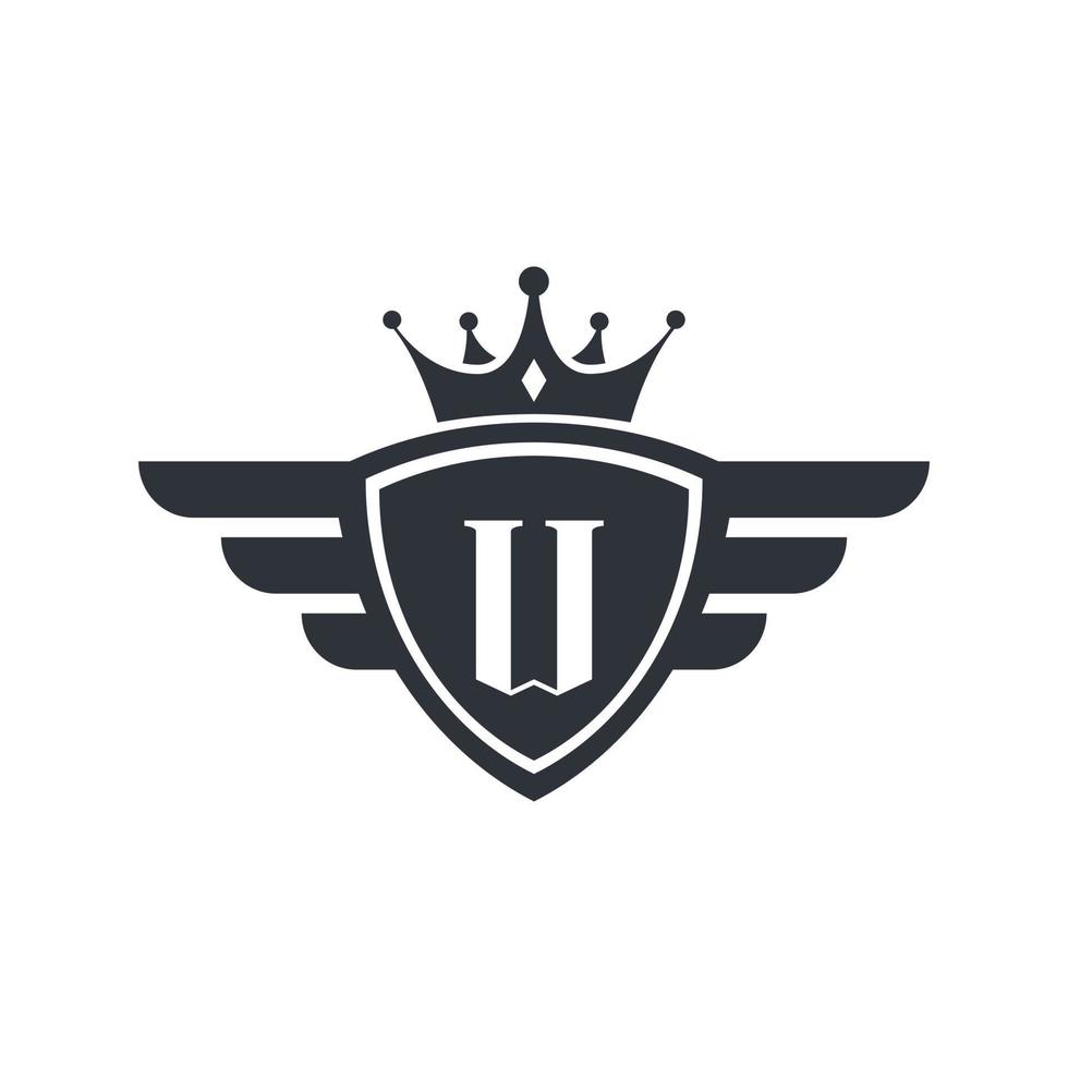 lettre w royal sport victoire emblème logo design inspiration vecteur