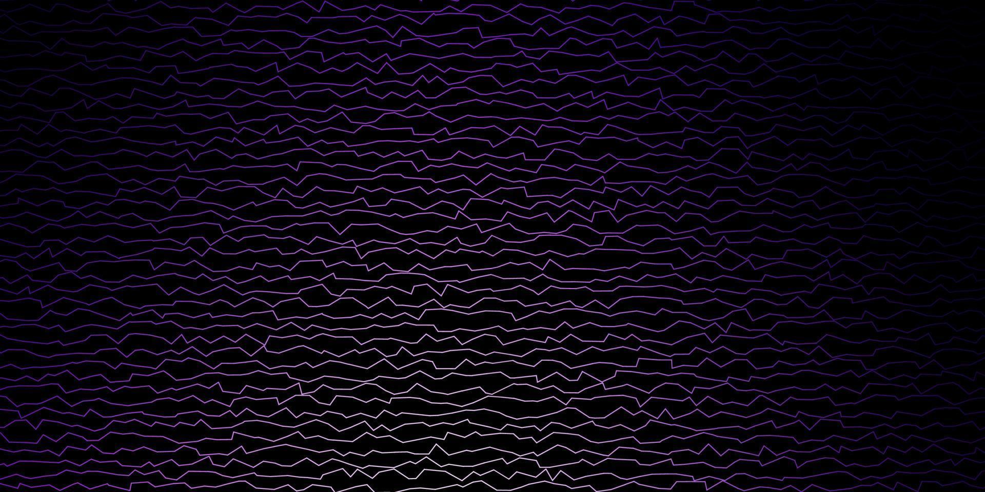 disposition de vecteur violet foncé avec des courbes.