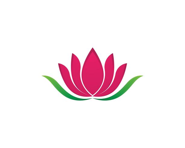 Lotus beauté icône illustration design fleurs vecteur
