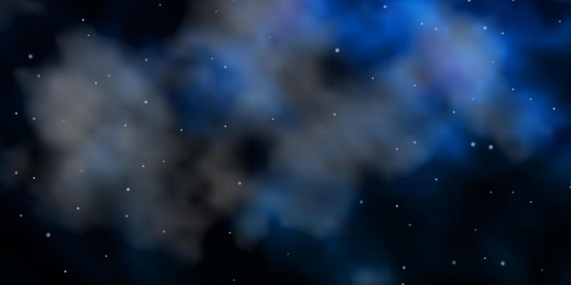 texture de vecteur bleu clair avec de belles étoiles.