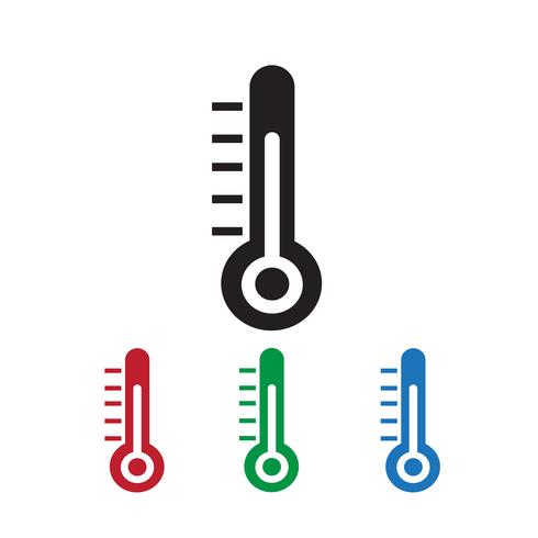 Thermomètre icône symbole signe vecteur