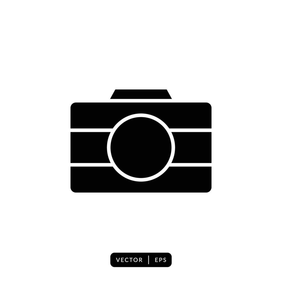 caméra icône vecteur - signe ou symbole
