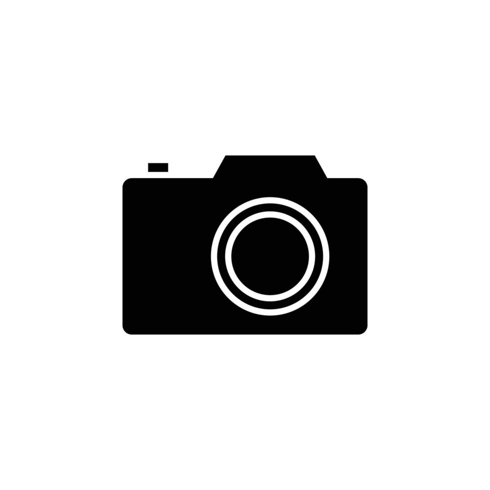 caméra icône vecteur - signe ou symbole