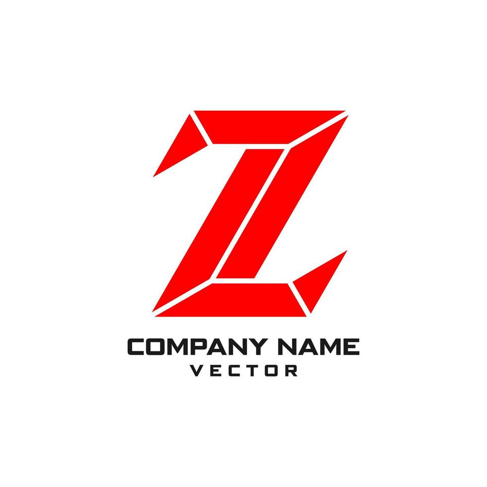 vecteur de conception de logo créatif lettre z