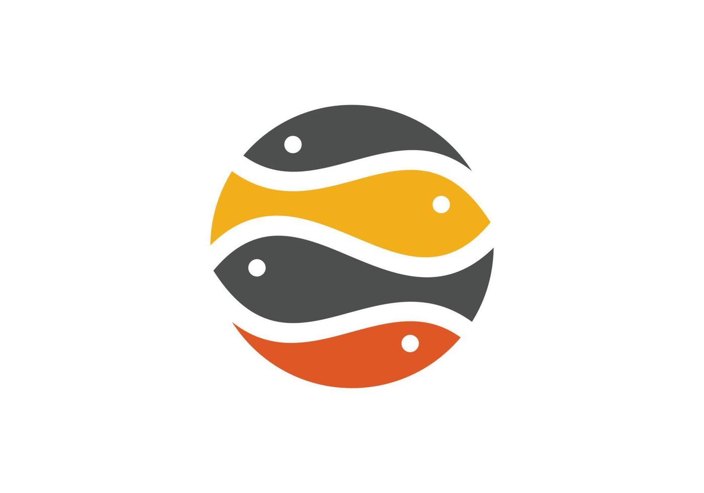 poisson logo icône symbole design inspiration vecteur