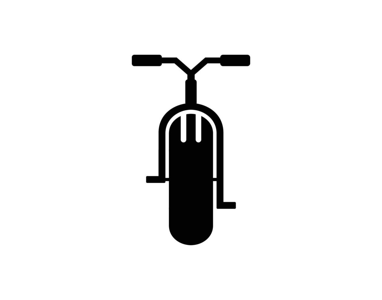 modèle de conception de logo de podcast de motards. création de logo de vélo podcast noir vecteur