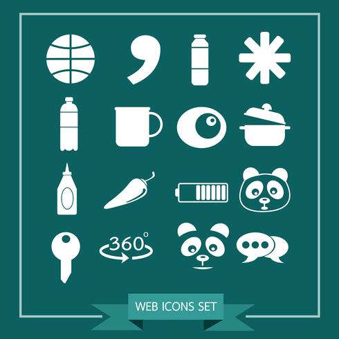 Ensemble d&#39;icônes web pour site Web et communication vecteur