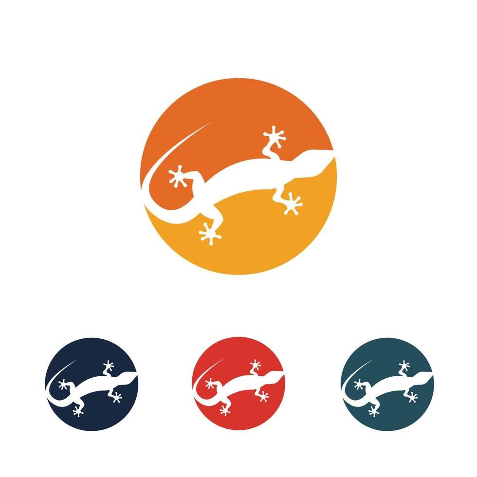 logo animal lézard vecteur