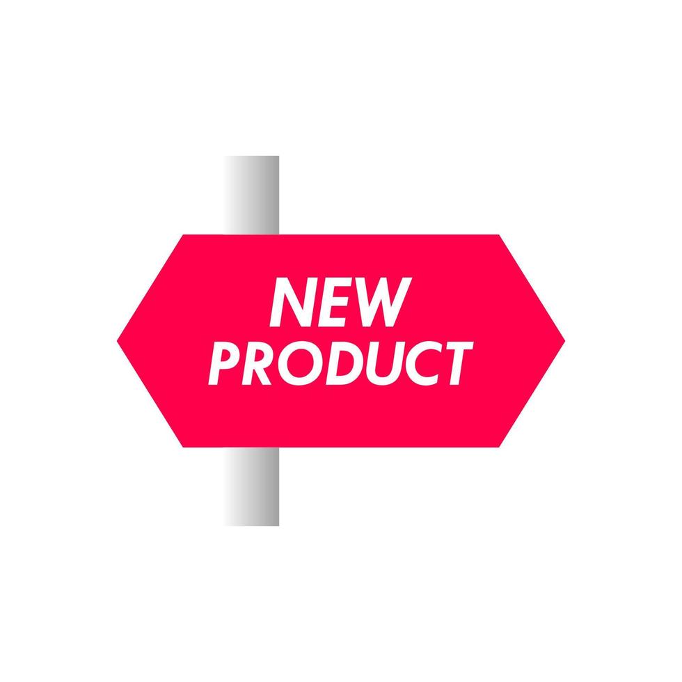 nouvelle illustration de modèle de conception de logo de produit 3. adapté à l'étiquette du produit vecteur