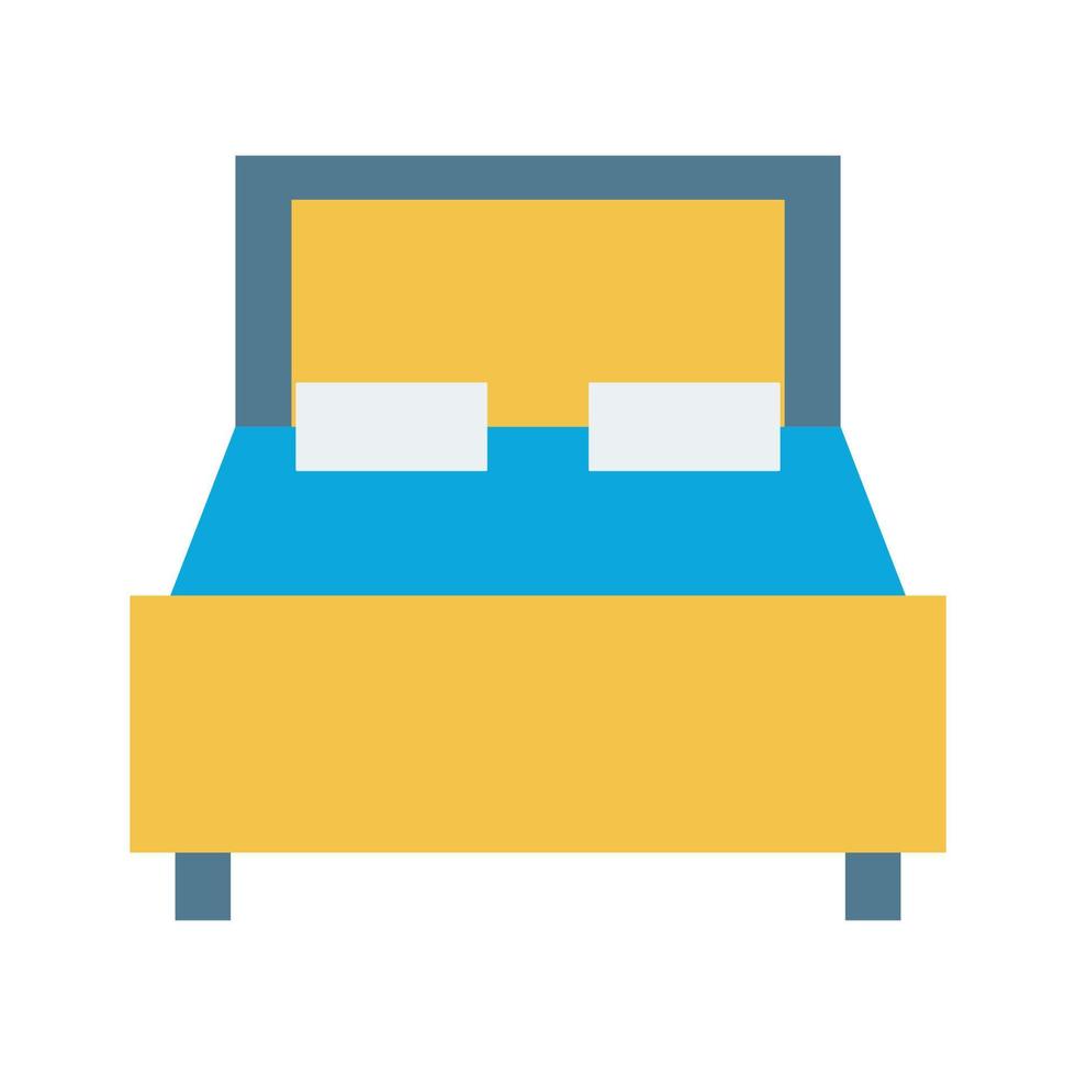 icône de vecteur de lit intérieur qui convient aux travaux commerciaux et la modifie ou la modifie facilement