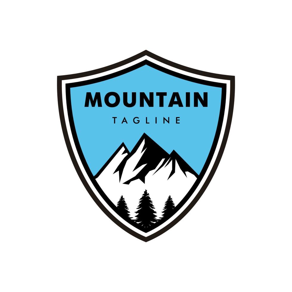 modèles de conception de vecteur de logo de montagne