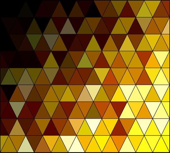 Fond de mosaïque de grille carrée jaune, modèles de conception créative vecteur
