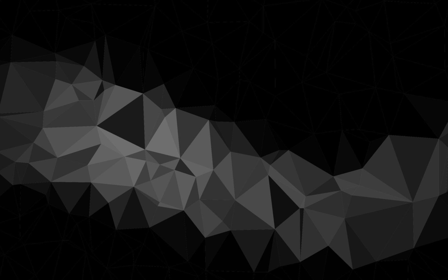 argent foncé, disposition low poly vectorielle grise. vecteur