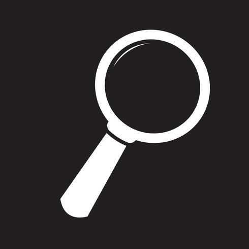 Symbole de recherche icône vecteur
