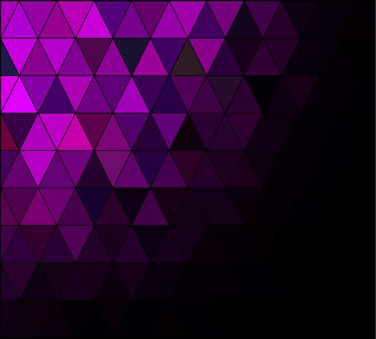 Fond de mosaïque grille carrée violet, modèles de conception créative vecteur