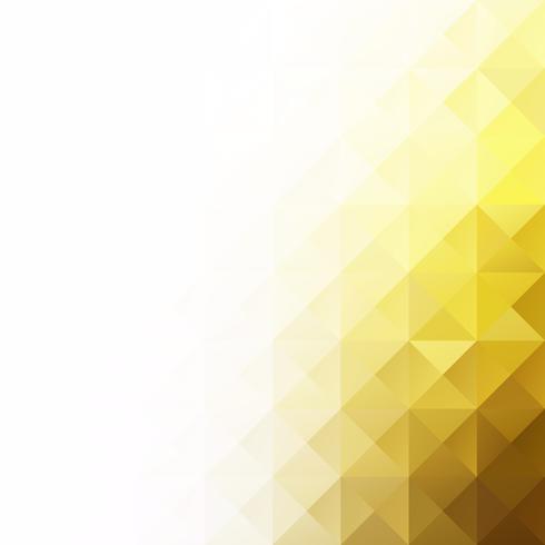 Fond de mosaïque de grille jaune, modèles de conception créative vecteur