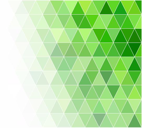 Fond de mosaïque de grille verte, modèles de conception créative vecteur