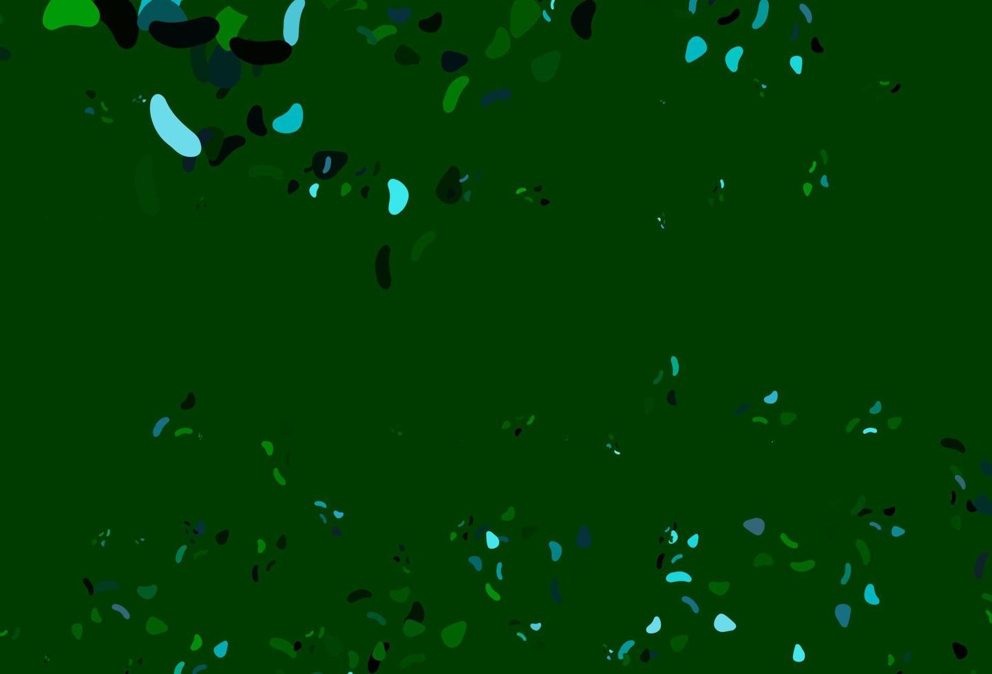 motif vectoriel bleu clair et vert avec des formes chaotiques.