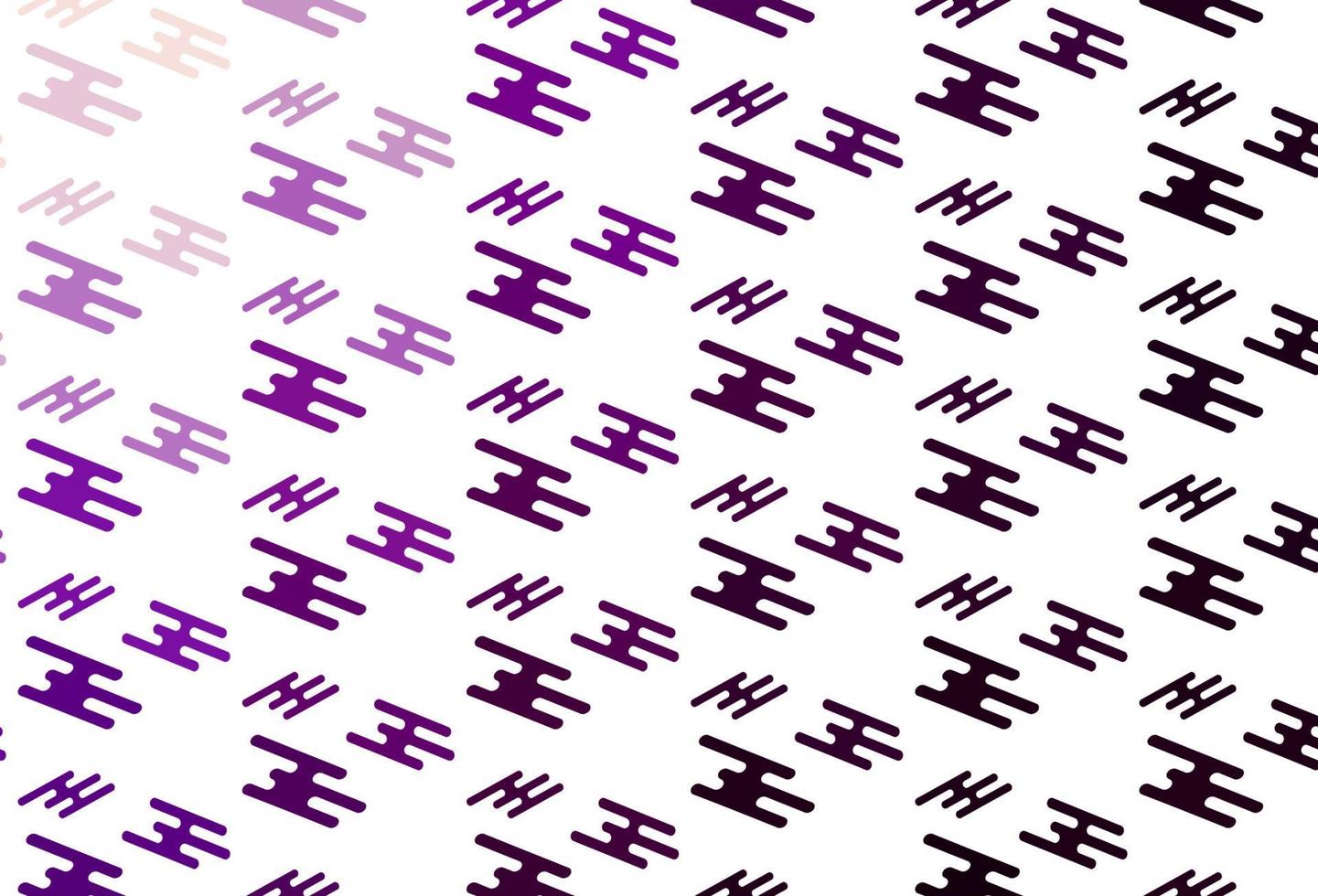 toile de fond vecteur violet clair avec de longues lignes.