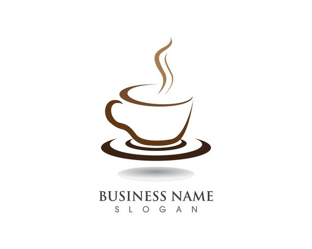 Icônes vectorielles de café Logo Template vecteur