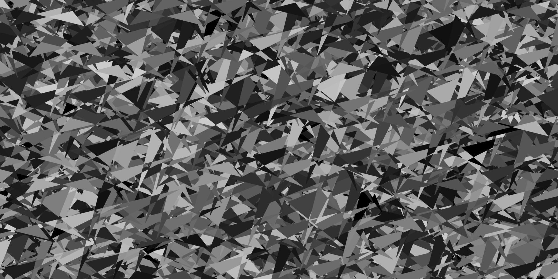 fond de vecteur gris clair avec des triangles.