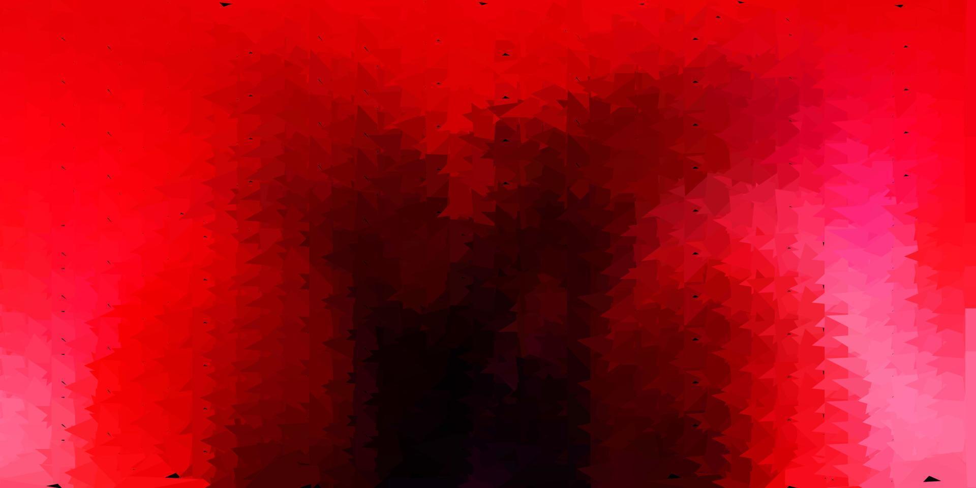conception de polygone dégradé vecteur rose clair, rouge.