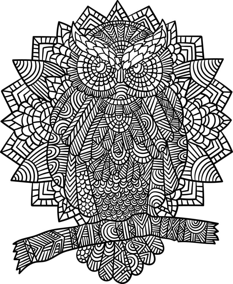 coloriage mandala pour adulte 27458912 Art vectoriel chez Vecteezy