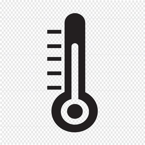 Thermomètre icône symbole signe vecteur