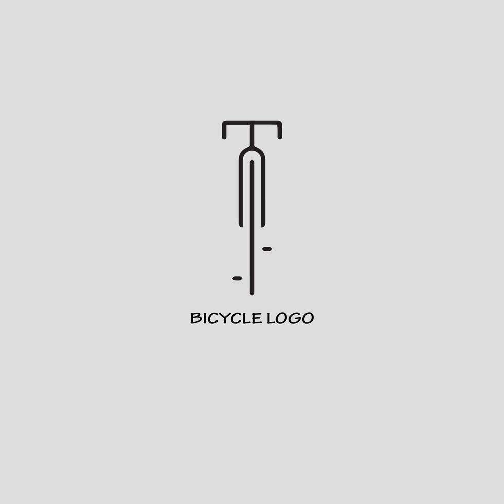 illustration de logo de vélo adaptée aux logos de marque et d'entreprise vecteur