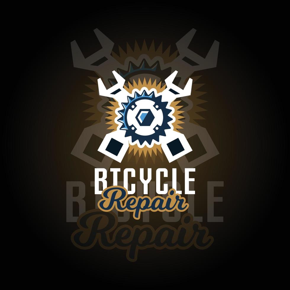 vecteur de logo de jeu e-sport de réparation de vélo. logo de jeu. création de logo de sport de mascotte. logo d'illustration vectorielle de mascotte d'animal de jeu. mascotte, conception d'emblème pour l'équipe d'esports.