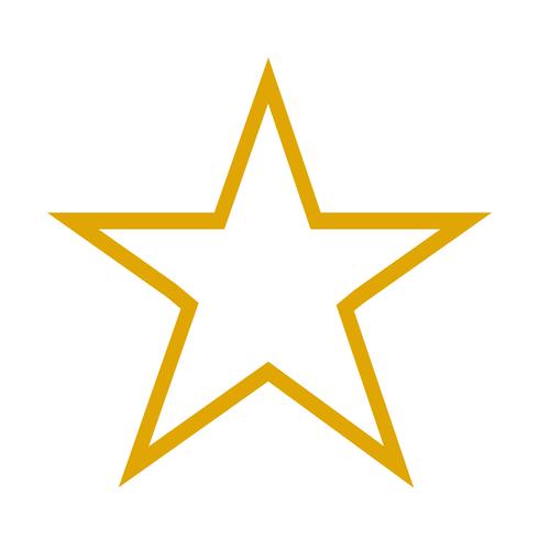 Signe symbole icône étoile vecteur