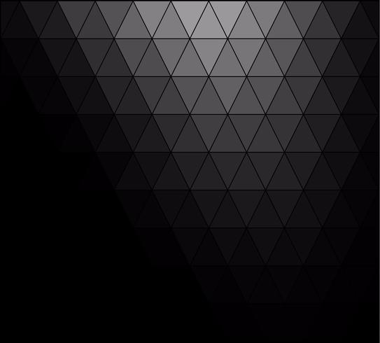 Fond de mosaïque de grille carrée noire, modèles de conception créative vecteur
