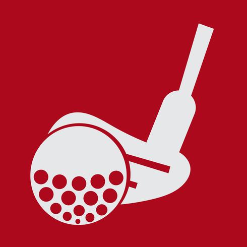 Signe symbole icône golf vecteur