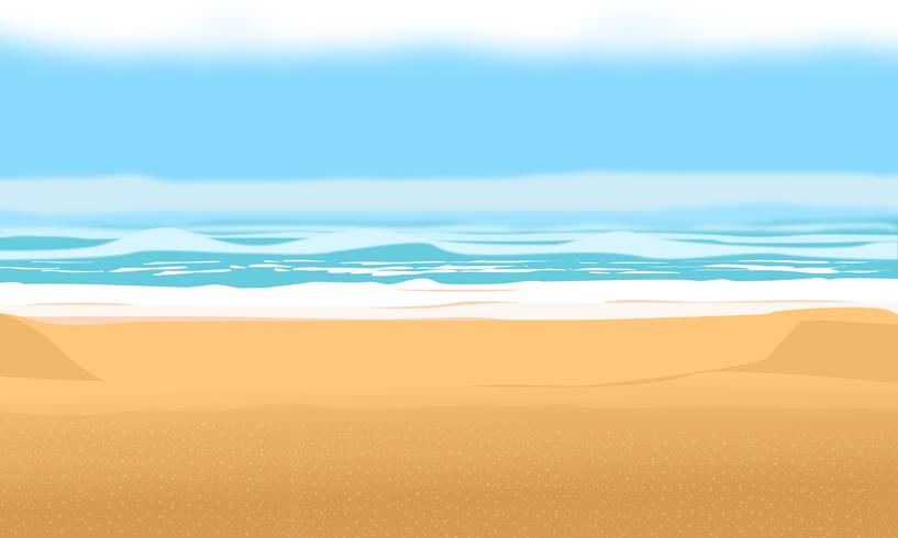 Fond pour la plage d&#39;été et les vacances. illustration de conception vectorielle vecteur