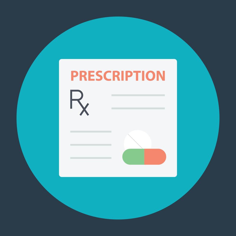 concepts de prescription à la mode vecteur