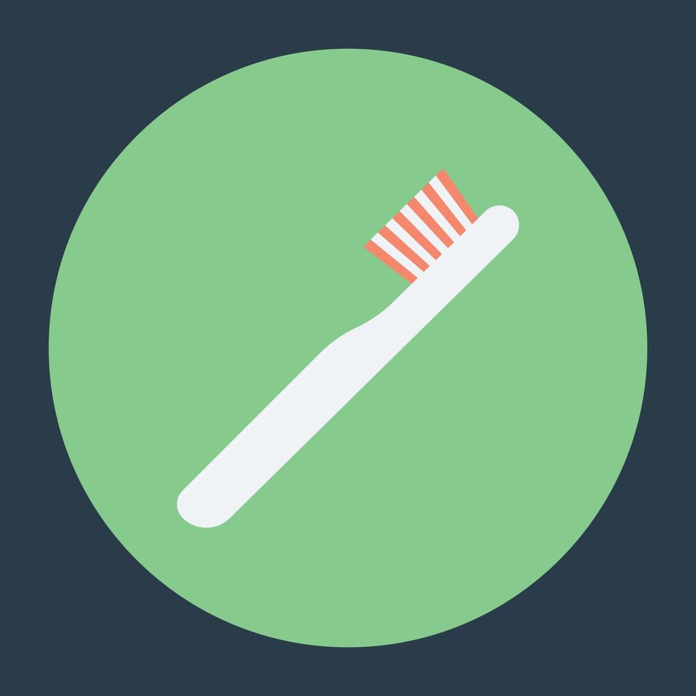 concepts de brosse à dents à la mode vecteur