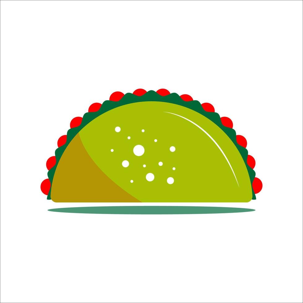 illustration du logo taco adapté à votre entreprise vecteur