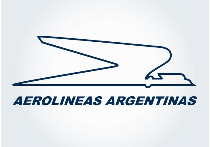 Ancien logo d'Aerolineas Argentinas vecteur