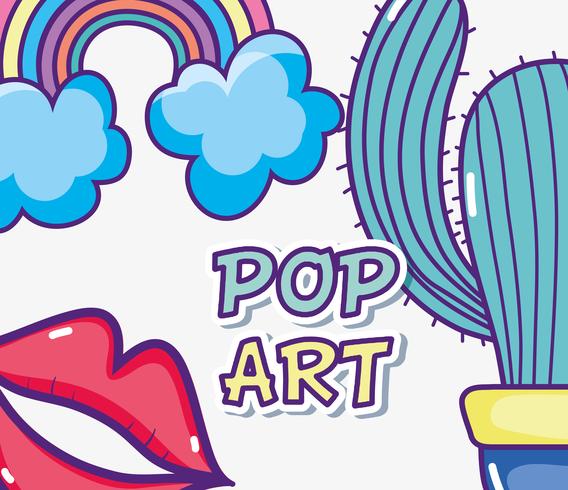 Dessins Pop Art vecteur