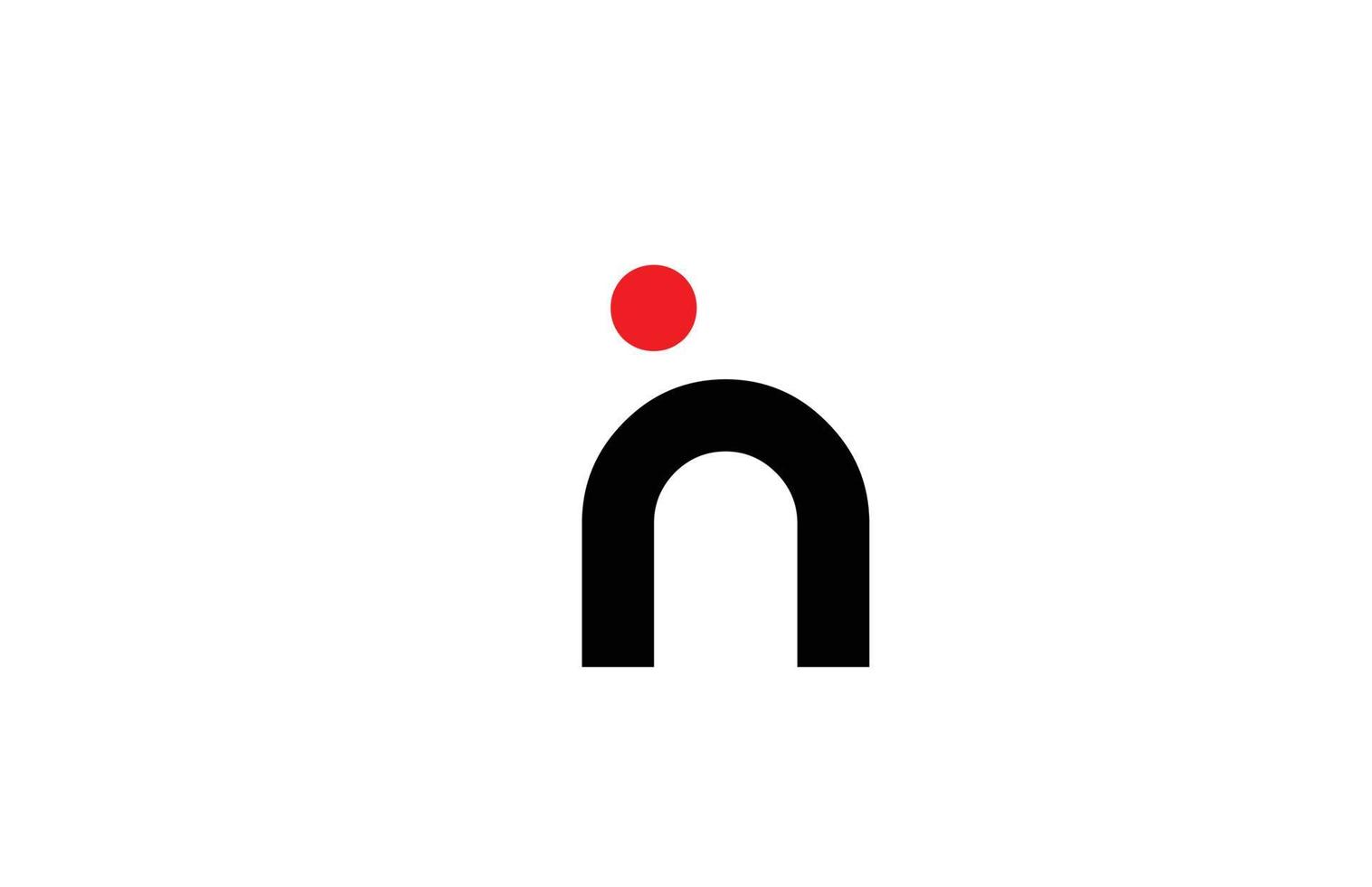création d'icône de logo de lettre d'alphabet noir blanc h. modèle créatif pour les entreprises et les entreprises vecteur