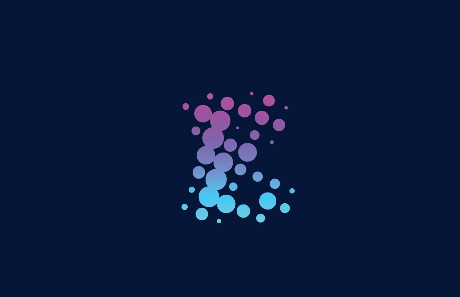 e point alphabet lettre logo icône création. modèle créatif pour les entreprises et les entreprises aux couleurs bleu rose vecteur