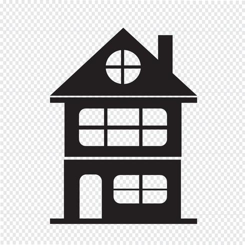 icône de l&#39;immobilier vecteur