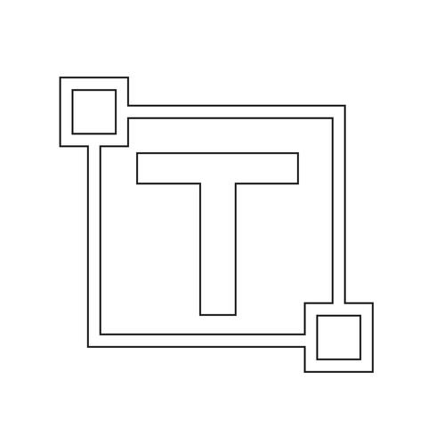 Icône d&#39;édition de texte vecteur