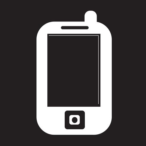 Icône de téléphone portable vecteur