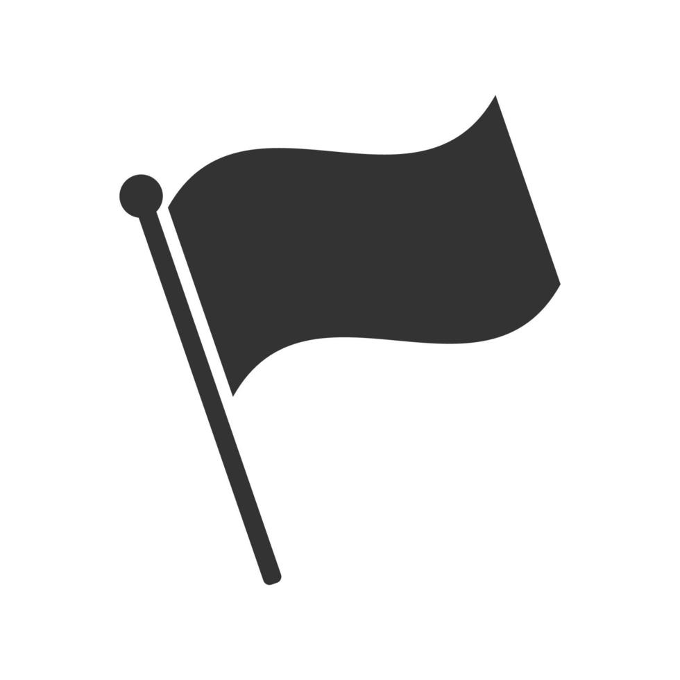 vecteur d'icône de drapeau. symbole plat simple isolé