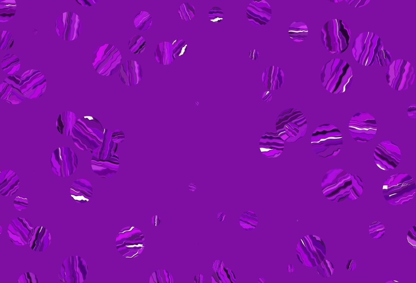 couverture vectorielle violet clair avec des taches. vecteur