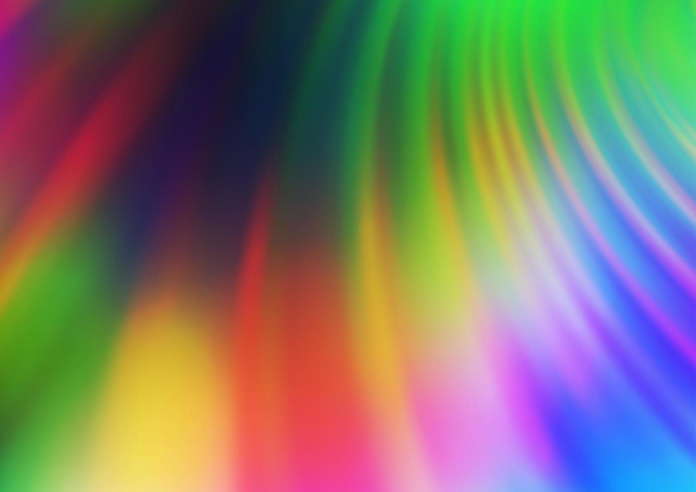 multicolore clair, motif bokeh vectoriel arc-en-ciel.