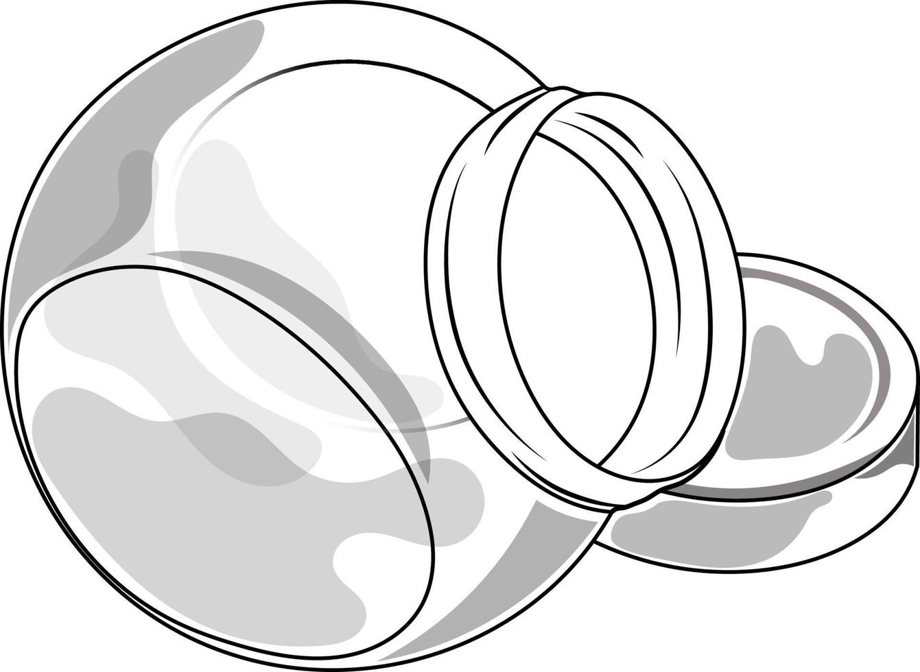 illustration vectorielle de pot dessiné à la main vecteur